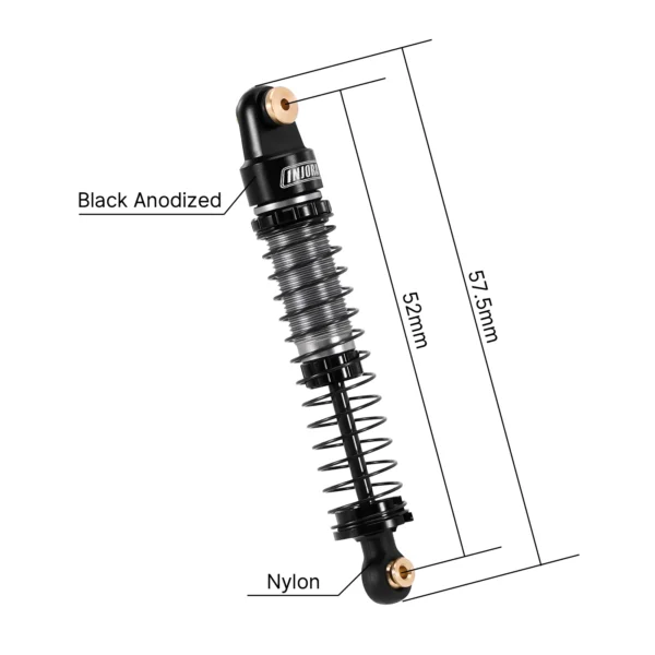 INJORA 52mm Big Bore Shock Absorber Oil Damper  1/24 RC Crawler Axial AX24 - Image 2