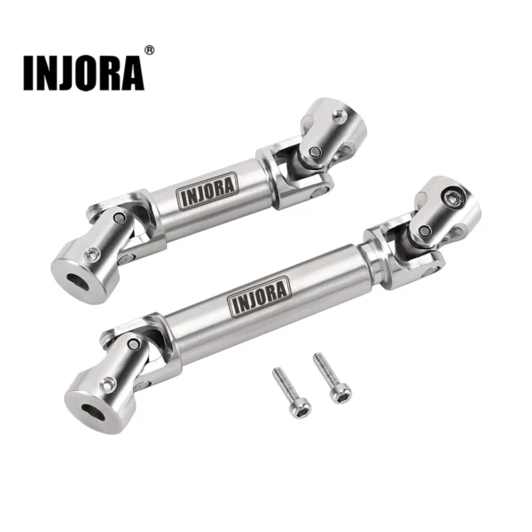 INJORA Stainless Steel Center Drive Shafts  1/18 HPI Venture 18