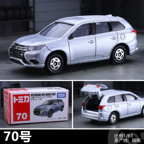 TOMY Mitsubishi Outlander PHEV Alloy Car Diecasts &   Car Model Miniature Scale Model Car - Image 5