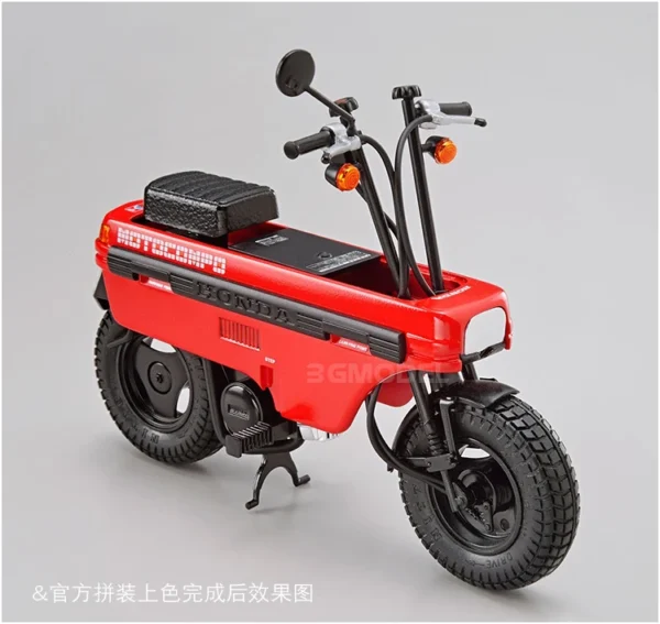 AOSHIMA 06290 1/12 Scale AB12 Motocompo 81 Motorcycle Plastic Model Kit for Hobby Builders - Image 3