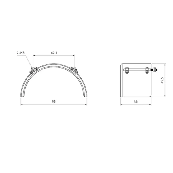 2pcs Stainless Steel Tire Fender Upgrade for 1/14 Tamiya RC Dump Truck SCANIA 770S - Image 3