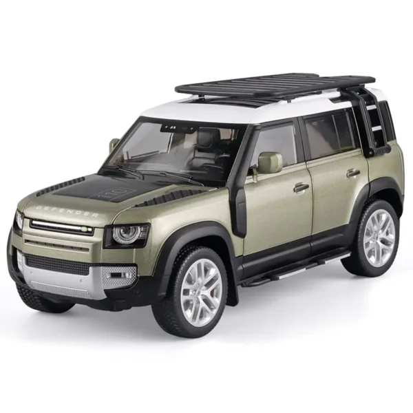 Large 1:18 Land Rover Defender Range Rover SUV Off-Road Alloy Diecast Model Car with Sound and Light No-Box - Image 4