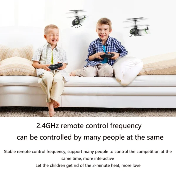 Syma S100 Mini RC Helicopter Set Height 2.4GHz Remote Control Helicopter Indoor Fun Best Toy Gift - Image 5