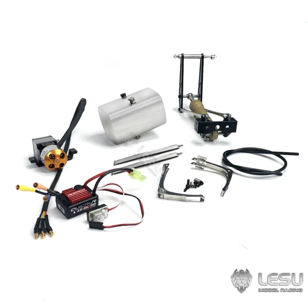 Lesu Hydraulic Oil Cylinder System Pump Esc Parts for Tamiyaya 1/14 RC Dumper Truck RC Toucan 700 Man