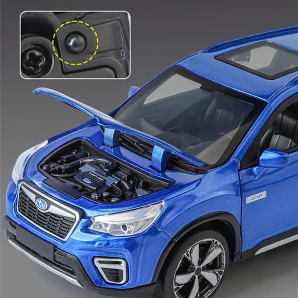 1/30 Subaru Forester SUV Alloy Car Model Diecast Metal Off-road  Car Model Simulation Sound and Light - Image 5