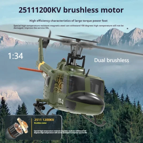 Yuxiang F07 1/34 Brushless RC Helicopter Optical Flow