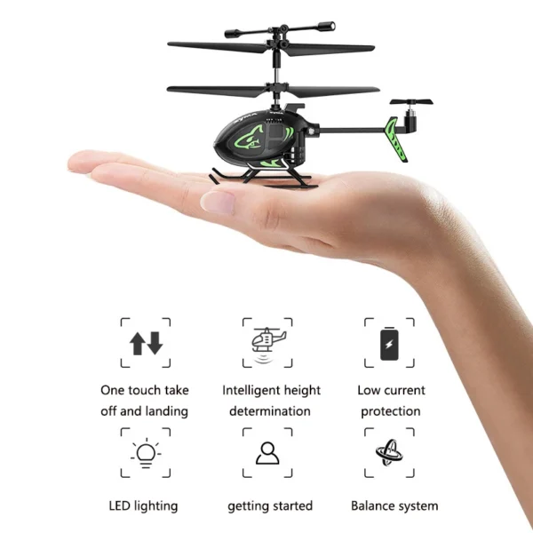 Syma S100 Mini RC Helicopter Set Height 2.4GHz Remote Control Helicopter Indoor Fun Best Toy Gift - Image 2