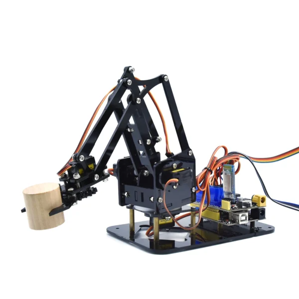 Keyestudio STEM 4DOF Robot Arm Kit with PS2 Control Mechanical Claw Arduino Programmable Robot for Educational Projects - Image 4