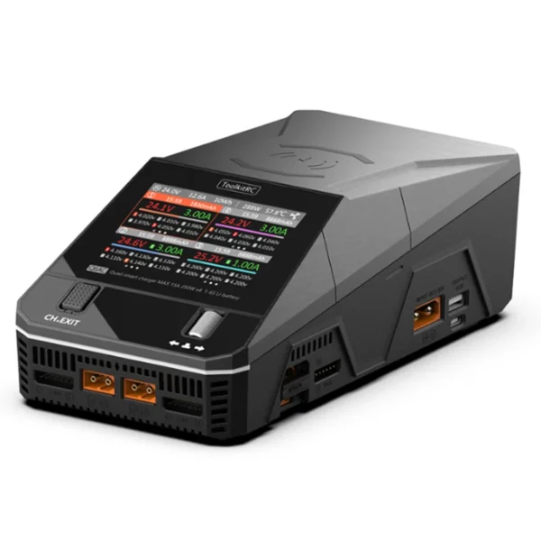 ToolkitRC Q6AC Charger AC 400W DC 1000W XT60 XT30 Output Built-in 65W USB A Type-C LiPo 1-6S NiMH 1-16S PB 1-10S Battery Charger for RC Models - Image 2