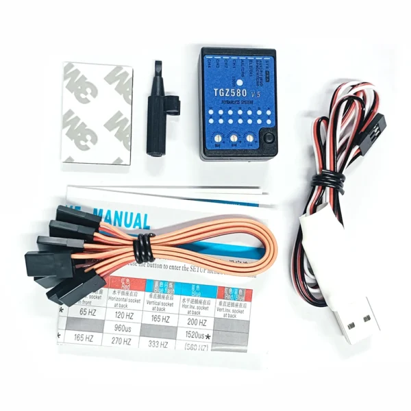 [TGZ580 and USB2SYS] TGZ580 V5 5.14 Version RC Helicopter 3-axis gyroscope  RC Helicopter T-Rex 250-800