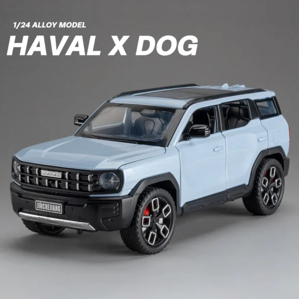 1:24 Scale Haval Kugou SUV Great Wall Motor Alloy Muscle Car Model with Sound and Light Collectible Toy - Image 6