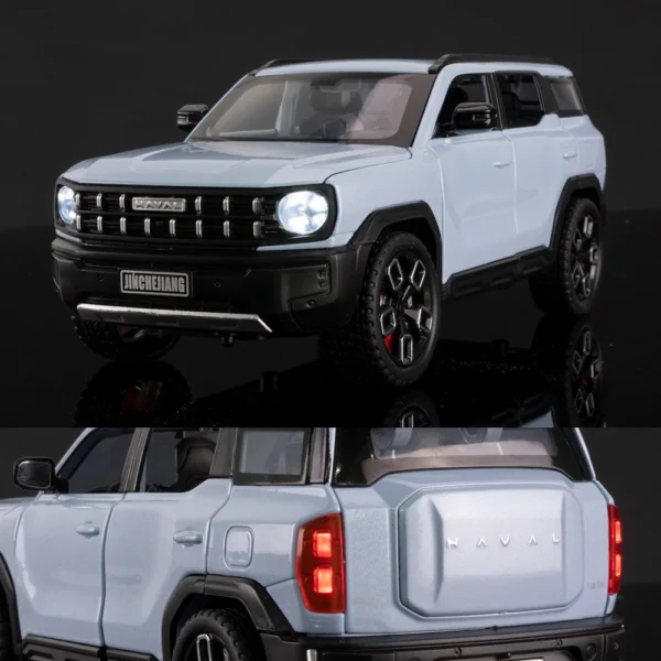 1:24 Scale Haval Kugou SUV Great Wall Motor Alloy Muscle Car Model with Sound and Light Collectible Toy - Image 5