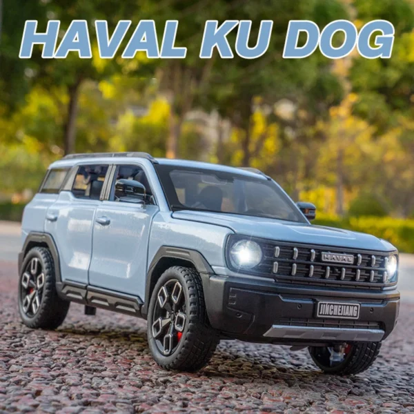 1:24 Scale Haval Kugou SUV Great Wall Motor Alloy Muscle Car Model with Sound and Light Collectible Toy