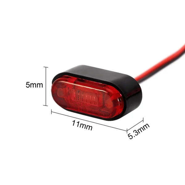 INJORA Side Marker Lights Warning Lights  RC Cars (11x5mm 10x10mm) - Image 3