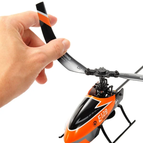 Eachine e129 2.4g 4ch 6-axis gyro altitude hold flybarless rc helicopter rtf with 3 battery - Image 6