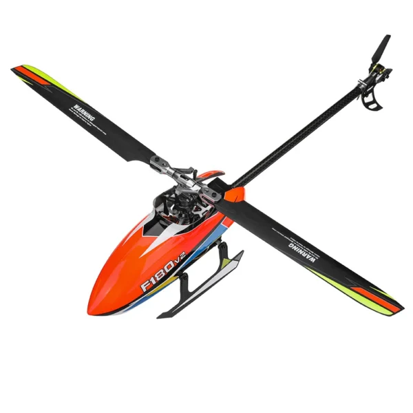 Eachine & yxznrc f180 v2 6ch 3d6g system dual brushless direct drive motor flybarless rc helicopter rtf compatible with futaba -fhss - Image 6