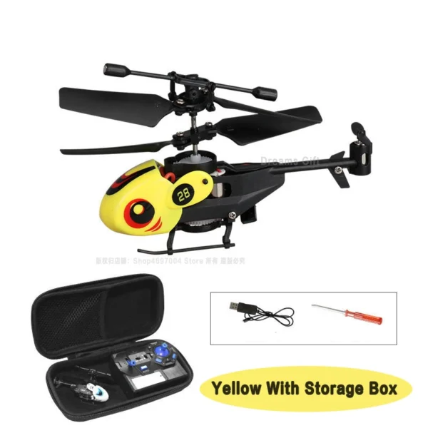 Mini RC Helicopter Aircraft Radio Controlled Plane Quadrocopter - Image 5