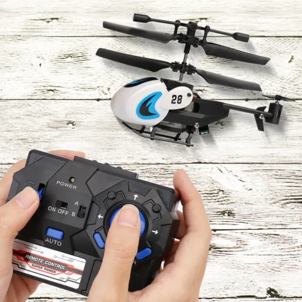 Mini RC Helicopter Aircraft Radio Controlled Plane Quadrocopter - Image 3