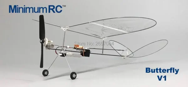 MinimumRC Butterfly V1 Ultralight Thin Film Indoor Fixed Wing Plane - Image 3