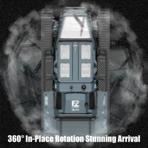 JJRC C8812 LED Light Full Scale Tracked Tank Simulation Model  RC Car Model Drift RC Off-Road - Image 4