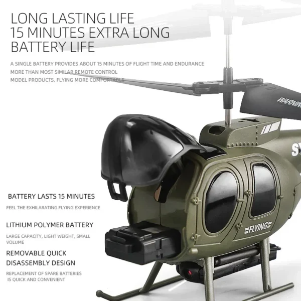 6CH 2.4G RC Helicopter Drop-Resistant Wireless Plane - Image 4