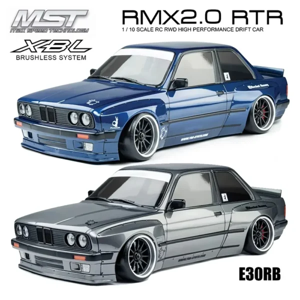 2025 New 1/10 Model Car Drift MST RMX 2.0 RTR E30RB 2.4GHz Toy for Adults and Kids New Year Gift