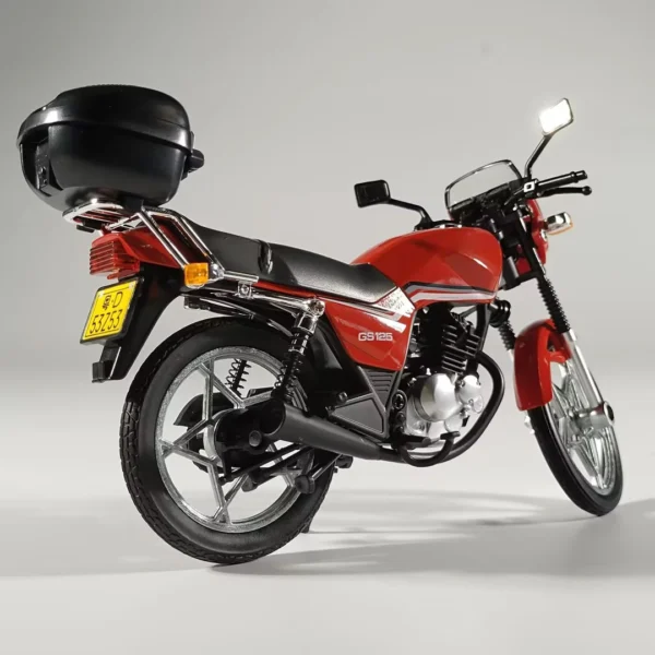 1:12 SUZUKI GS125 King Classic Motorcycle Diecast Model with Sound Light Retro Hobby - Image 4