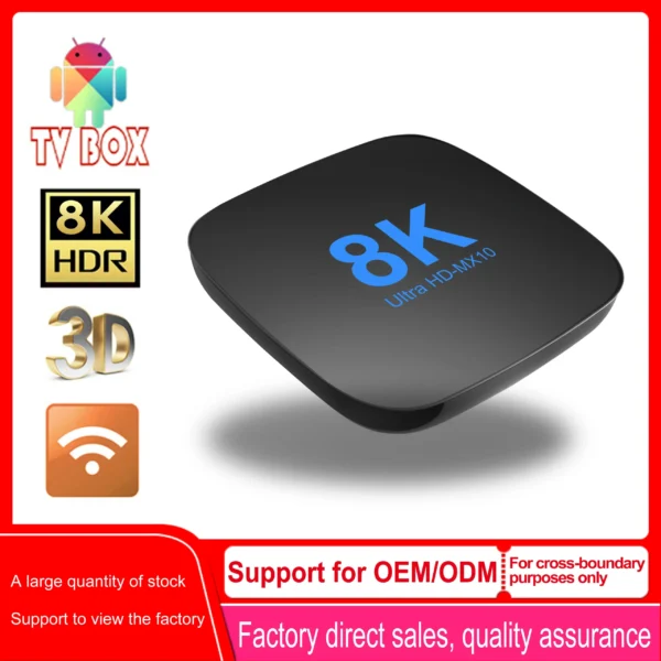 Transpeed Android 13 16GB TV Box ATV Dual Wifi With TV Apps 8K Video BT5.0+ RK3528 4K 3D Voice Media Player Set Top Box - Image 3