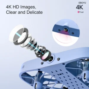 JJRC H107 8k Drone wifi fpv drones with camera hd 4k RC helicopter Plane Pocket Quadcopter Christmas - Image 4