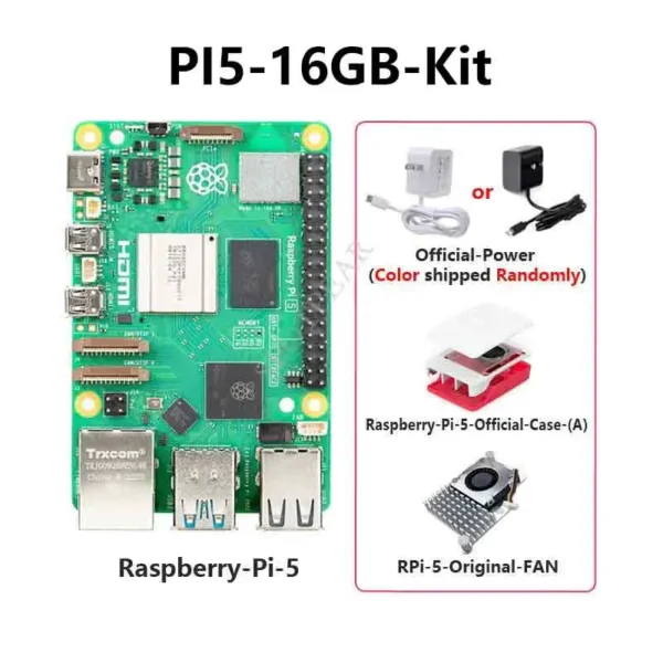 [PI5-16GB-KIT] Raspberry Pi 5 Official Original Model Pi5