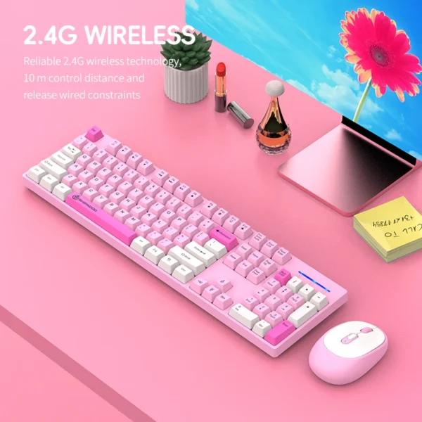 Unsharkable & Shipadoo Keyboard Gaming Wireless Laptop Desktops PC Computer Office  Free wireless mouse With Numpad - Image 5