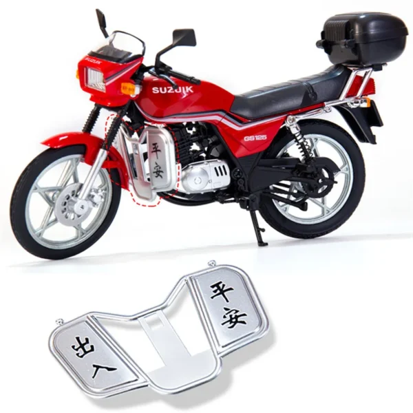 1:12 Suzuki GS125 Motorcycle Diecast Model Alloy Simulation Ornament - Image 5