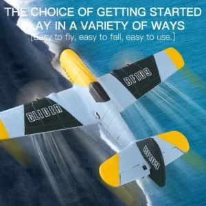 BF109 RC Plane 2.4G 3CH EPP Foam RC Fighter Fixed Wingspan Glider Outdoor RTF RC Warbird Airplane - Image 6