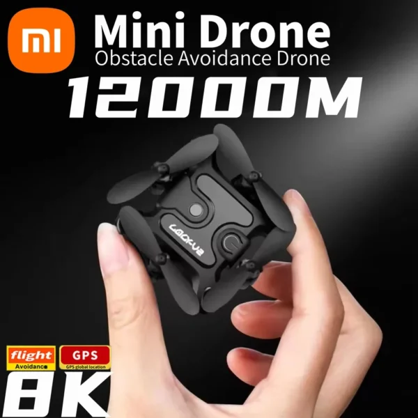 Xiaomi V2 Mini Drone Professional 8k Hd Camera 5g Wifi Fpv Air Pressure Altitude Hold Foldable Quadcopter Rc Drone  Uav 2025