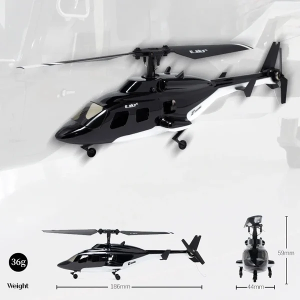 Esky 150BL RC Helicopter Little Wolf V3 Mini Drone Outdoor - Image 3