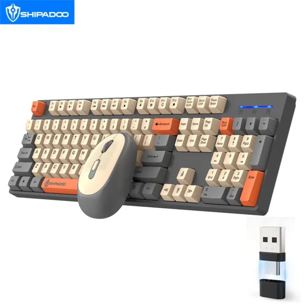 Unsharkable & Shipadoo Keyboard Gaming Wireless Laptop Desktops PC Computer Office  Free wireless mouse With Numpad