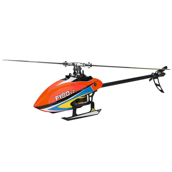 Eachine & yxznrc f180 v2 6ch 3d6g system dual brushless direct drive motor flybarless rc helicopter rtf compatible with futaba -fhss - Image 5