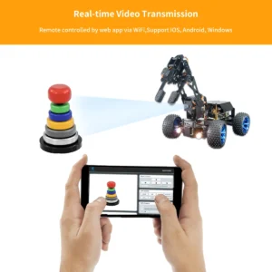 Adeept PiCar Pro 2 in 1 4WD Smart Robot Car Kit with 4DOF Robotic Arm  Raspberry Pi(Raspberry Pi Board NOT Included) - Image 3