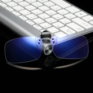 Anti Blue Light Glasses Women Men Clip on Eyeglasses Clear Computer Phone Blue-ray Eyewear Fashion Clip Flip up Glasses - Image 2