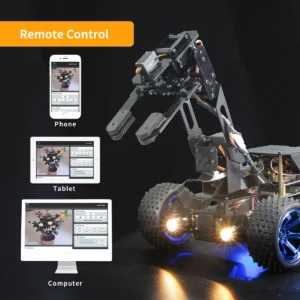 Adeept PiCar Pro 2 in 1 4WD Smart Robot Car Kit with 4DOF Robotic Arm  Raspberry Pi(Raspberry Pi Board NOT Included) - Image 2