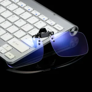 Anti Blue Light Glasses Women Men Clip on Eyeglasses Clear Computer Phone Blue-ray Eyewear Fashion Clip Flip up Glasses - Image 4