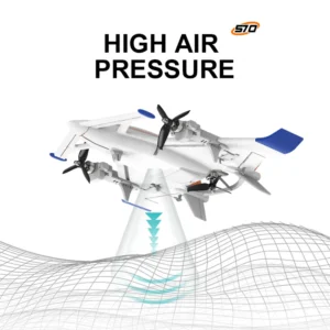 QIDI570 2.4G RC Aircraft Brushless Motor 3-Axis Vector Aircraft 8-Channel Fixed-Wing Aircraft Model - Image 5