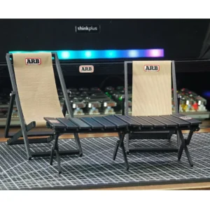 Simulated Camping Table Folding Chair Set  Ornaments  1/10 RC Crawler Car TRX4 Defender AXIAL SCX10 RC4WD Jeep - Image 2