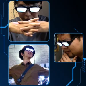 LED Glasses Anime Spoof Glasses Funny Anti-break LED Light Luminous Cosplay Eyewear Prop Party Club Glasses Christmas - Image 4