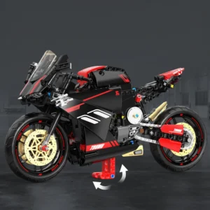 DAT V4 Heavy Motorcycle Sports car Building block model ornament Originality Puzzle assembly - Image 6