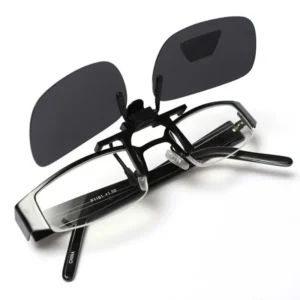 4 Color Grey Lenses Polarized Sunglasses Clip On Flip Up UV 380 Driving Fishing Night Vision Glasses Clips - Image 2
