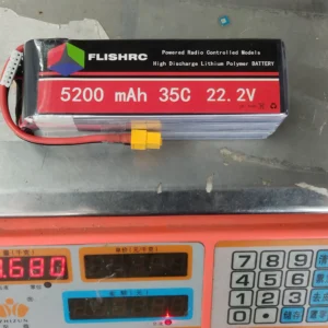 1PCS FLISHRC Lipo Battery 5200mAh 6S 22.2V 35C for FL500 Airwolf AH-64 Helicopter - Image 3