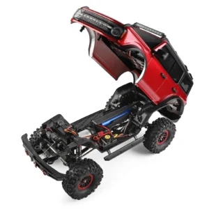 Wltoys 104020 RTR 1/10 2.4G 4WD RC Rock Crawler Car Proportional LED Light  Climbing Truck Grey - Image 3