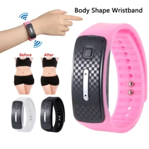 Ultrasonic Body Shape Wristband Smart Magnetic Lymphatic Detox Bracelet Heart Rate Fitness Pedometer Wristbands - Image 3