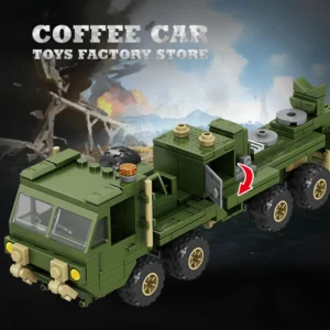 NEW Military Truck Building Blocks  Army Missile  MOC Bricks 3D Model Kit Puzzle - Image 3